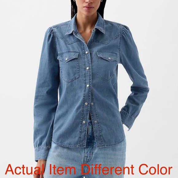 GAP Classic Black Shirt - Picture 2 of 9